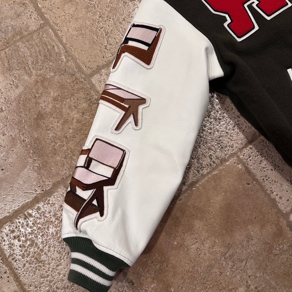 Readymade Chair Logos Varsity Lettermen Green Jacket - Picture 7 of 14